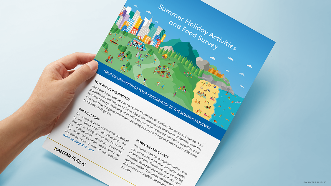Kantar Public - Summer Holiday Activities and Food Survey Leaflet 01